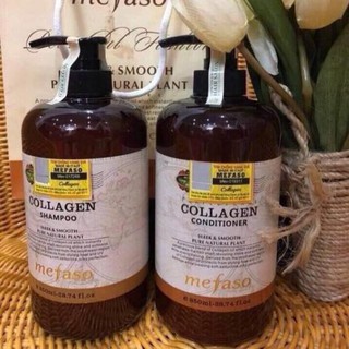 BỘ DẦU GỘI XẢ COLLAGEN MEFASO DƯỠNG ẨM SIÊU MƯỢT NGĂN RỤNG TÓC