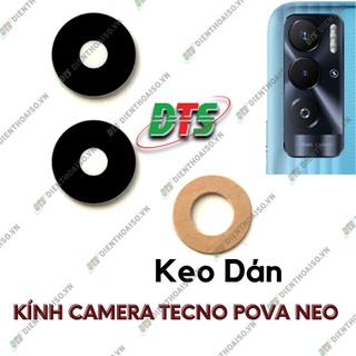 Kính camera tecno pova neo kèm keo dán