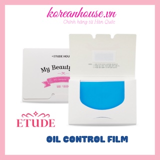 [Chính hãng] GIẤY THẤM DẦU DẠNG FILM CHO DA MẶT ETUDE HOUSE MY BEAUTY TOOL OIL CONTROL FILM