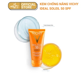 KEM CHỐNG NẮNG KÈM SON  VICHY IDEAL SOLEIL SPF 50+