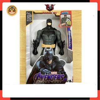 Đồ Chơi Mô Hình Siêu Anh Hùng Batman Nhựa Đặc Cao 30cm Có Đèn Led Đỏ Và Phát Nhạc Cho Bé Thích Sưu Tầm - Teemostores