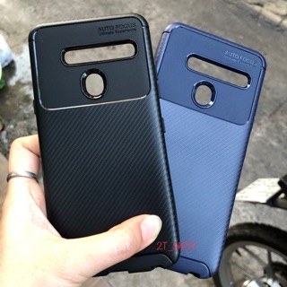 ỐP LƯNG AUTO FOCUS LG G8 (HÀN) NHỰA MỀM, VÂN CARBON, BẢN 3 CAMERA