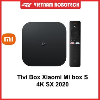 Tivi Box Xiaomi Mi box S 4K SX 2020 Bản Quốc Tế Tiếng Việt Tìm Kiếm Giọng Nói