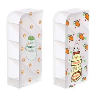 Ống cắm bút  yakult 4 tầng CB4I23 ống cắm để đồ trang điểm kpop thần tượng hoạt hình idol