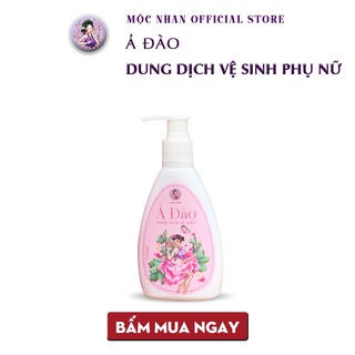 Dung dịch vệ sinh phụ nữ hoa hồng Ả Đào mát dịu, làm hồng, mịn, trẻ hóa vùng kín MỘC NHAN 150ml