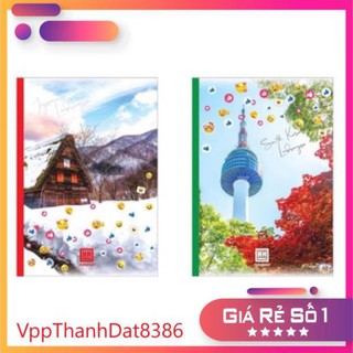 (Sale)  Set 10 Vở kẻ ngang 120tr sao mai mẫu mới nhất