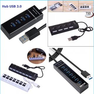 [XÃ KHO] BỘ HUB CHIA CỔNG USB 4 PORT, 7 PORT TỐC ĐỘ CAO 3.0 [HCM]