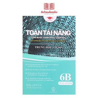 [Mã BMBAU50 giảm 7% đơn 99K] Sách: Toán Tài Năng 6B - Á Châu Books - Toán Lớp 6