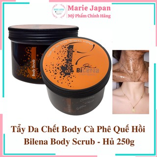 Tẩy Da Chết Body Cà Phê Quế Hồi  Bilena Body Scrub - Hủ 250g