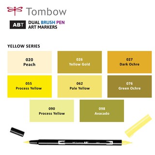 TONE VÀNG - BÚT CỌ TOMBOW ABT DUAL BRUSH PENS