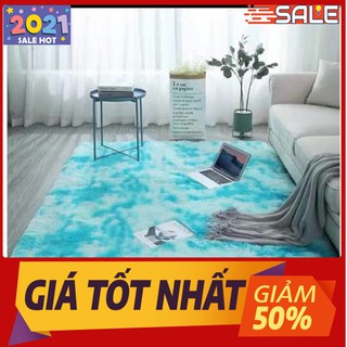 Thảm lông loang trang trí phòng khách,chụp hình,màu mới 2020,được chọn màu,màu xanh biển mới