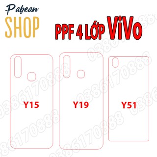 Dán lưng PPF 4 lớp chống va đập cho ViVo Y15/Y19/Y51