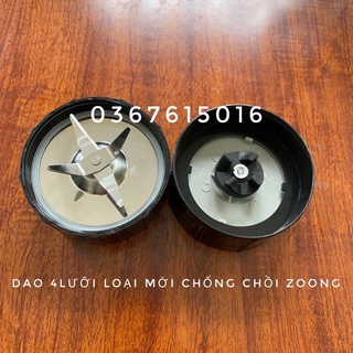 Đế Dao 4 Lưỡi Đầy Đủ Phụ Kiện đế Như Hình Máy Xay Magic Bullet Plus