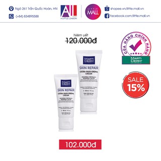 Kem dưỡng tái tạo &amp; phục hồi da nhạy cảm MartiDerm Skin Repair Cicra Vass Cream 2ml (Nhập khẩu)