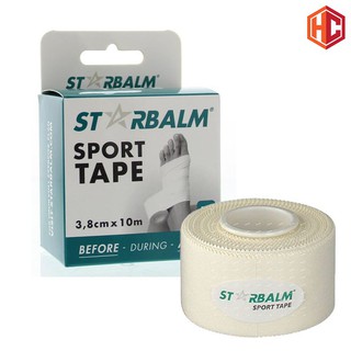 Băng vải thể thao STARBALM, SPORTS TAPE bảo vệ và hỗ trợ khớp, 100% lụa nhân tạo, SX tại Hà Lan, nhiều kích thước
