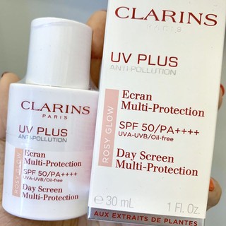 KEM CHỐNG NẮNG CLARINS PARIS UV PLUS ANTI POLLUTION ROSY GLOW 50ML CHÍNH HÃNG - 5329
