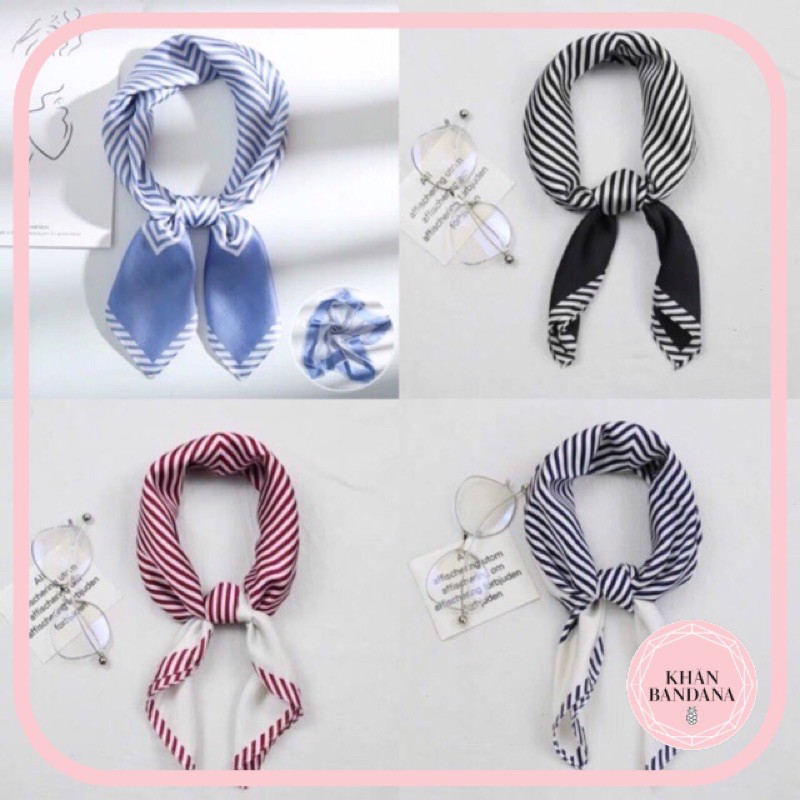 Khăn choàng cổ lụa vuông size 70*70cm