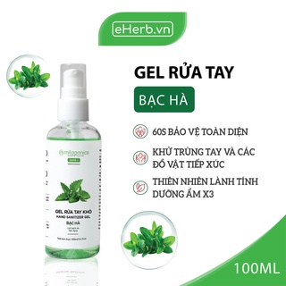 Gel Rửa Tay Khô Diệt Khuẩn Từ Cồn 70 Độ, Không Gây Khô Da Hương Bạc Hà MILAGANICS 100ml (Chai)