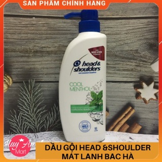 [FREESHIP] Dầu gội Head Shoulders Cool Menthol Bạc Hà - Thái Lan 450ml