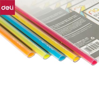 File rút gáy A4 10mm Deli, Xanh dương/Xanh lá/Đỏ/Vàng - 2 chiếc - E5530 [Deli]