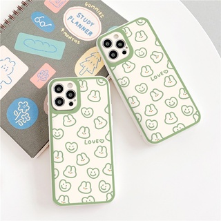 Ốp lưng iphone Thỏ Love cạnh vuông dẻo viền vuông iphone 6splus/7/7plus/8/8plus/x/xr/xs/11/12/pro/max/13promax tr339
