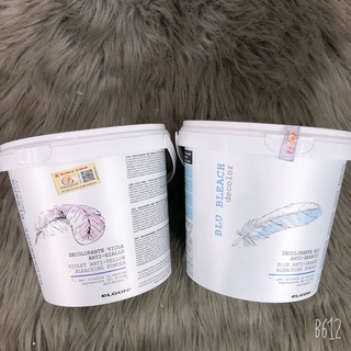 bột tẩy tím , xanh ELGON (500ml ) nâng tone 8 - 9 cực mạnh, khử ánh sắc vàng , cam