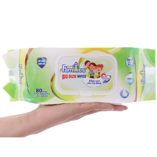 Khăn Ướt Families Big Size 80 tờ