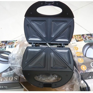 Máy làm bánh Sokany KJ-102 Công suất 750W Máy làm bánh hotdog tam giác