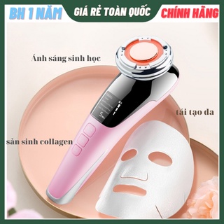 Máy Đẩy Tinh Chất Nóng Lạnh, Làm Đẹp Skincare Sử Dụng Ánh Sáng Sinh Học Sản Sinh Collagen, Tái Tạo Da