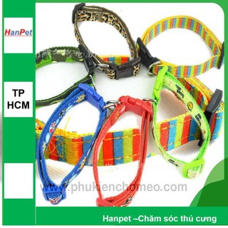 Hanpet.GV- 781- Vòng cổ in hoa thời thượng (- 4711484) cho chó từ 4- 7kg