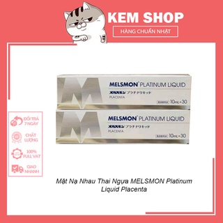 Mặt Nạ Nhau Thai Ngựa MELSMON Platinum Liquid Placenta