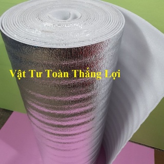 (Khổ cao 1m x dày 5ly, 10ly  x dài 5m, 6m, 7m, 8m, 9m, 10m)  Miếng mút xốp PE cách nhiệt chống nóng mái nhà mái tôn