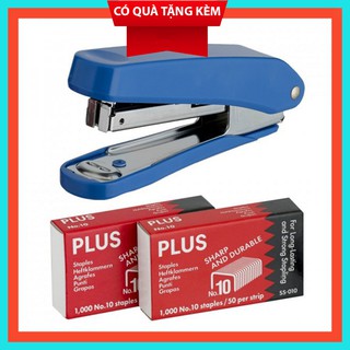 Dập ghim số 10 Plus kèm 2 hộp ghim