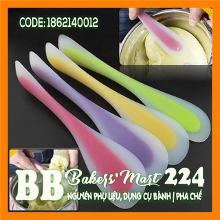Cây phới vét SPATULA và MUỖNG 2 đầu LÕI MÀU - 30.5cm (BT1432) (MÀU NGẪU NHIÊN)