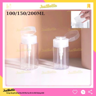 CHAI NHỰA ĐỰNG MỸ PHẨM DẠNG NHẤN CHIẾT TONER/ NƯỚC HOA HỒNG/ TẨY TRANG LỌ CHIẾT MỸ PHẨM DU LỊCH 100ml 150ml 200ml 300ml