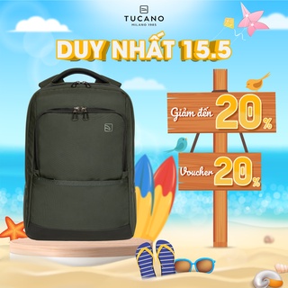 Balo Laptop/ Macbook Tucano Lunar Laptop cao cấp ngăn laptop lớn chống sốc 15.6 inch