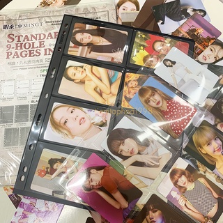 Sheet MingT Đựng Ảnh Card Siêu Dày 8 Ô Cài Sổ Binder A4