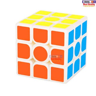 Đồ Chơi Rubik Biến Thể 3x3 Viền Trắng - Tặng Kèm Đế Kê Rubik - Giúp Phát Triển Trí Não
