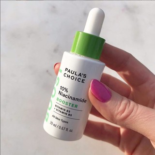 [TEM CHÍNH HÃNG] Serum Thu Nhỏ Lỗ Chân Lông, Làm Sáng Da Paula's Choice 10% Niacinamide Booster B3 20ml