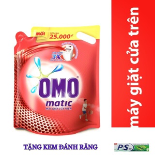 Nước giặt máy omo máy 2,7kg, 2,4kg giá chỉ 111k