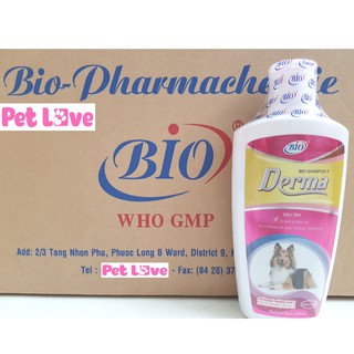 1 thùng sữa tắm ghẻ và nấm da trên chó Bio Derma (30 chai, 200ml)