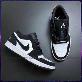 Giày thể thao sneaker JD1 Low Panda cổ thấp, 2 màu đen trắng cực hot dành cho nam nữ
