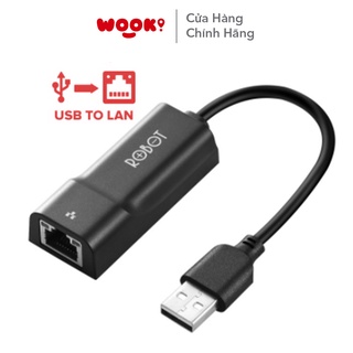Thiết Bị Chuyển Đổi Ethernet Adapter ROBOT EA10 USB 2.0 to LAN Tốc Độ 10/100Mbps Hàng Chính Hãng Bảo Hành 12 Tháng