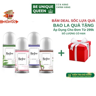 [Mẫu Mới] Lăn khử mùi Refre hương tự nhiên Refre Natural 40ml
