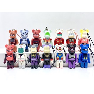 Bán lẻ - Móc khoá dây đeo gấu bụng phệ Bearbrick 70% chính hãng - Gundam Series 1