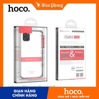 [ĐÃ CÓ iP 12] Ốp silicon HOCO trong suốt cho iP 12 / 7P / 8Plus / Xs / Xs Max / 11Pro / 11 / 11 Pro Max