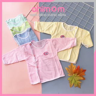 Áo sơ sinh dài tay baby born cho bé trai và bé gái chất cotton 100% an toàn cho bé - Ahimom