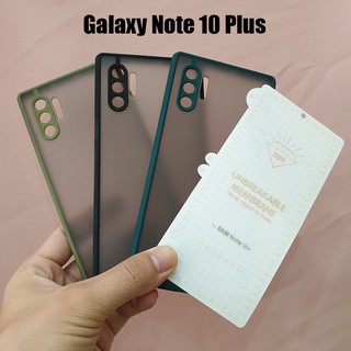 Ốp lưng nhám bảo vệ camera Samsung Galaxy Note 10 Plus