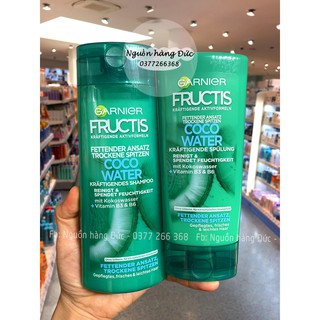 Gội xả Garnier Fructis Đức không Silicon- Nguồn hàng Đức