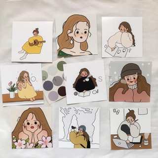 🦋Set 9 tấm postcard decor phòng siu xink🦋